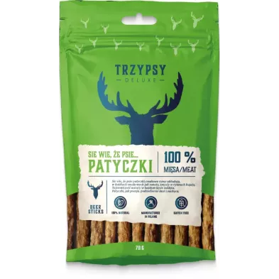 Trzypsy Patyczki z jelenia 70g