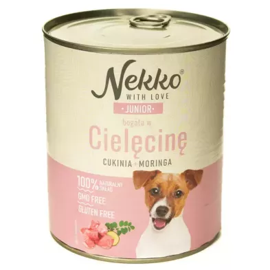 Nekko  Junior cielęcina cukinia 800g