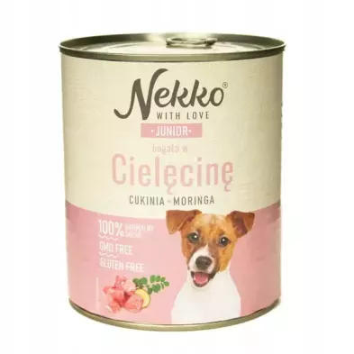 Nekko  Junior cielęcina cukinia 800g