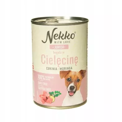 Nekko  Junior cielęcina cukinia 800g