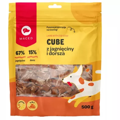 Maced Cube z jagnięciną i dorsza 500g