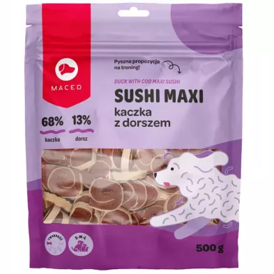 Maced Sushi maxi kaczka z dorszem 500g