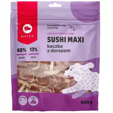 Maced Sushi maxi kaczka z dorszem 500g