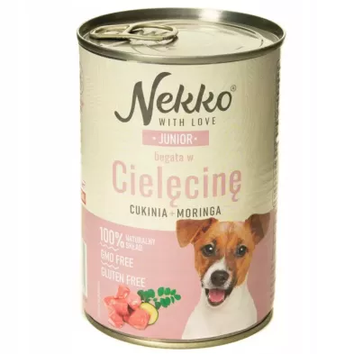 Nekko Junior cielęcina cukinia 400g