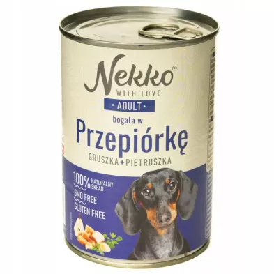 Nekko Adult  przepiórka gruszka 400g