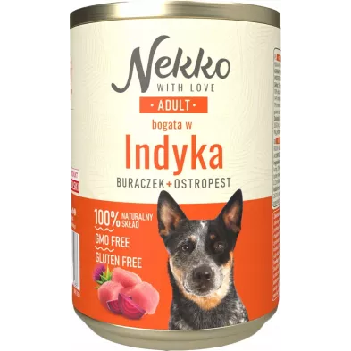 Nekko Adult  indyk burak 400g