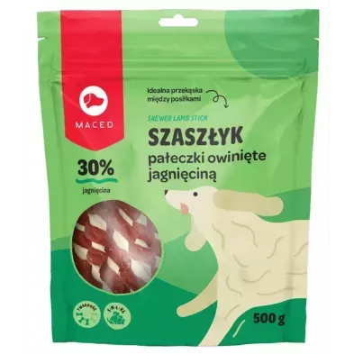 Maced Białe pałeczki owinięte jagnięciną 500G