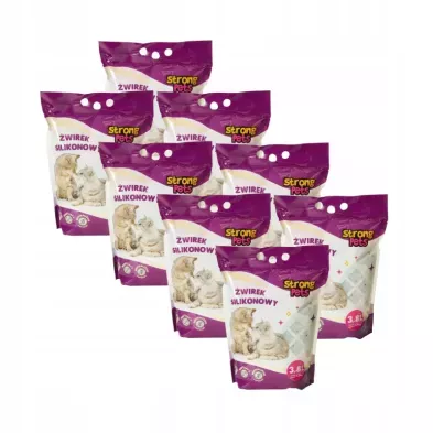 Strong Pets Żwirek silikonowy naturalny 3,8 l