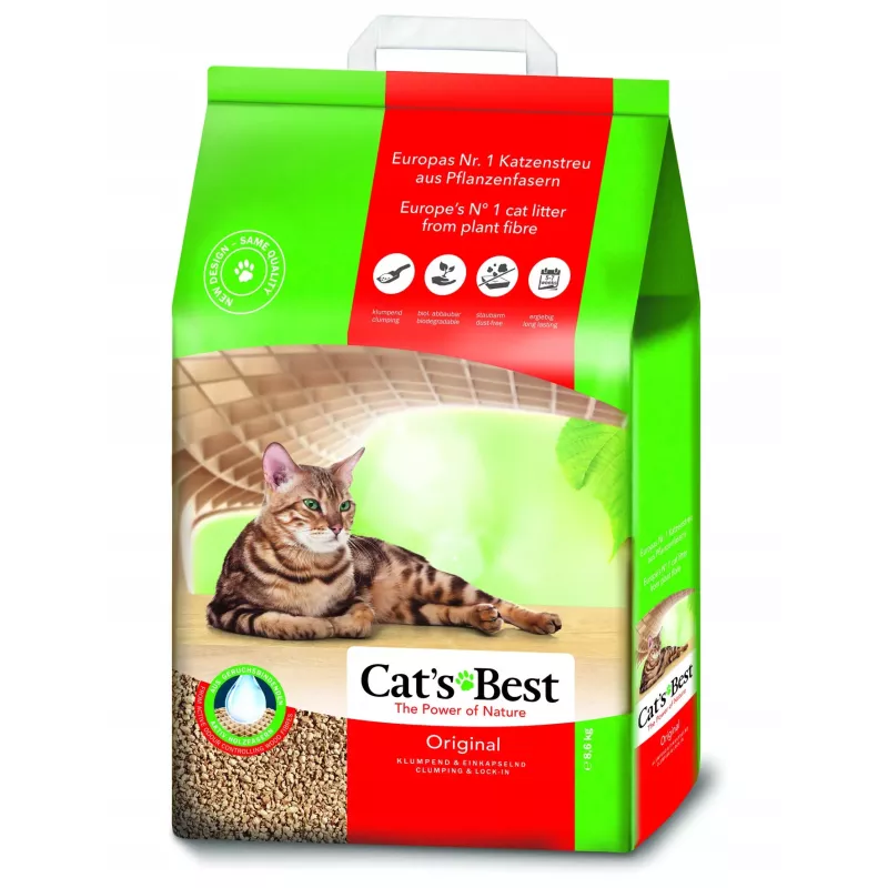 Żwirek drewniany Cat's Best Original 20L