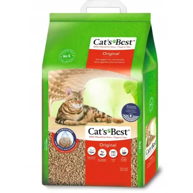 Żwirek drewniany Cat's Best Original 20L