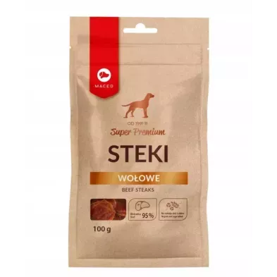 Maced Steki wołowe dla psa 100 g