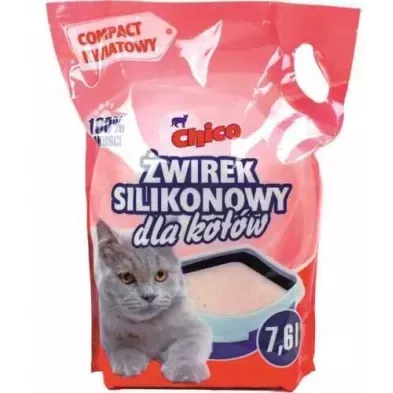 Żwirek silikonowy drobny kwiatowy 7,6l