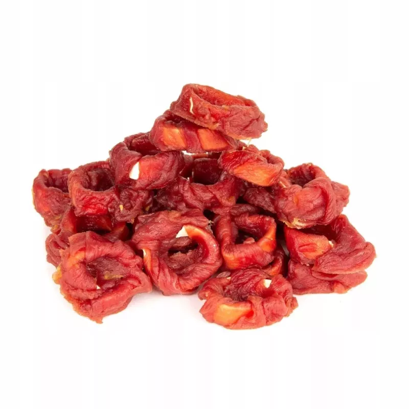 Krążki dorsza owinięte kaczką 500g Krążki dorsza owinięte kaczką 500g