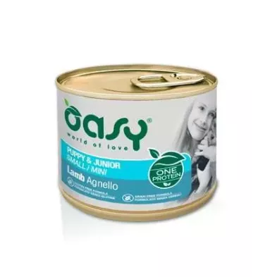 Oasy Oneprotein puppy junior mini  jagnięcina 200g