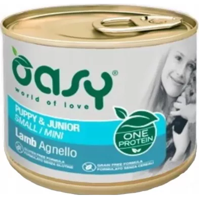 Oasy Oneprotein puppy junior mini  jagnięcina 200g