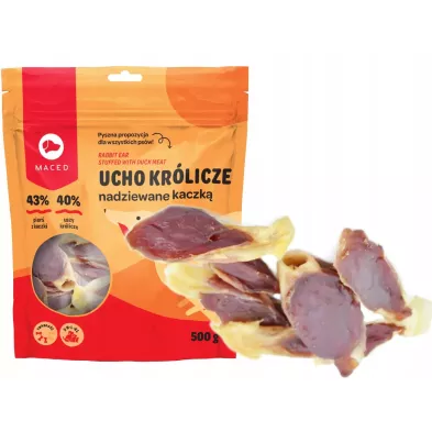 Maced Ucho królicze z kaczką  500g