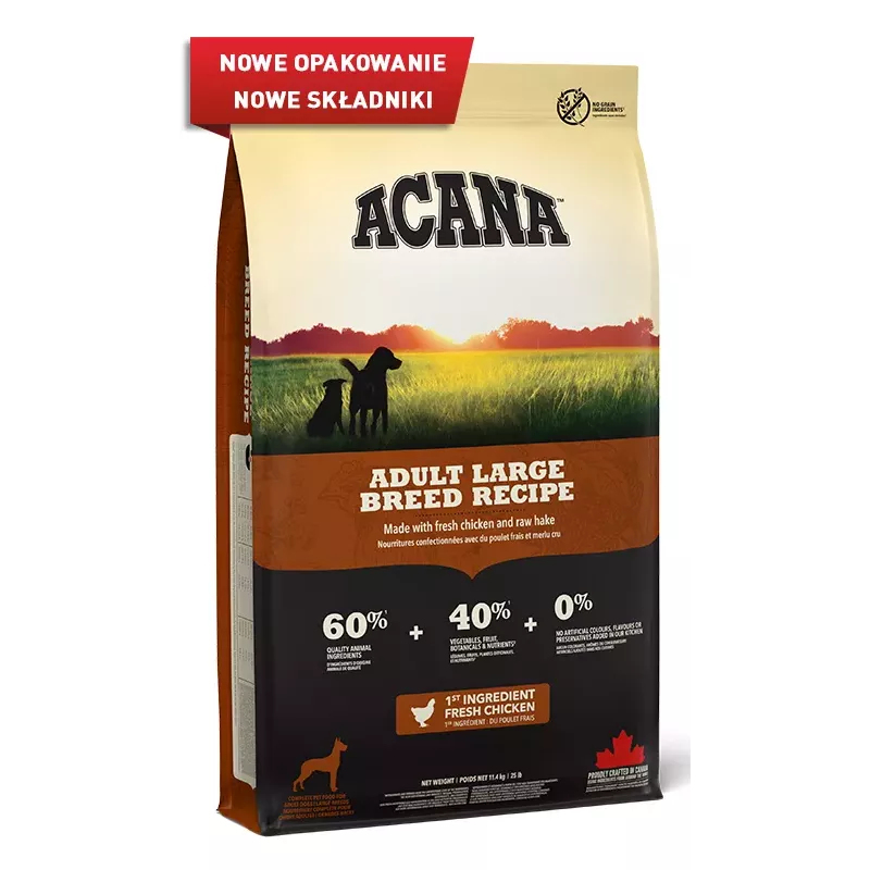 ACANA Adult Large Breed – Karma dla Dorosłych Psów Dużych Ras