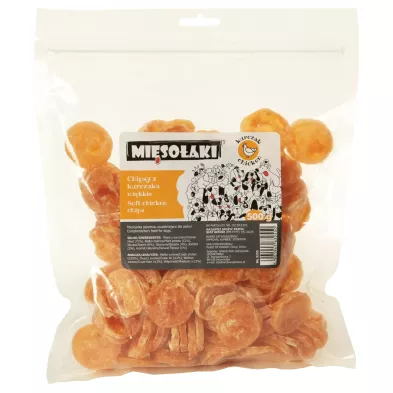 Mięsołaki Miękkie Chipsy z kurczaka 80g | REKSIOZOO