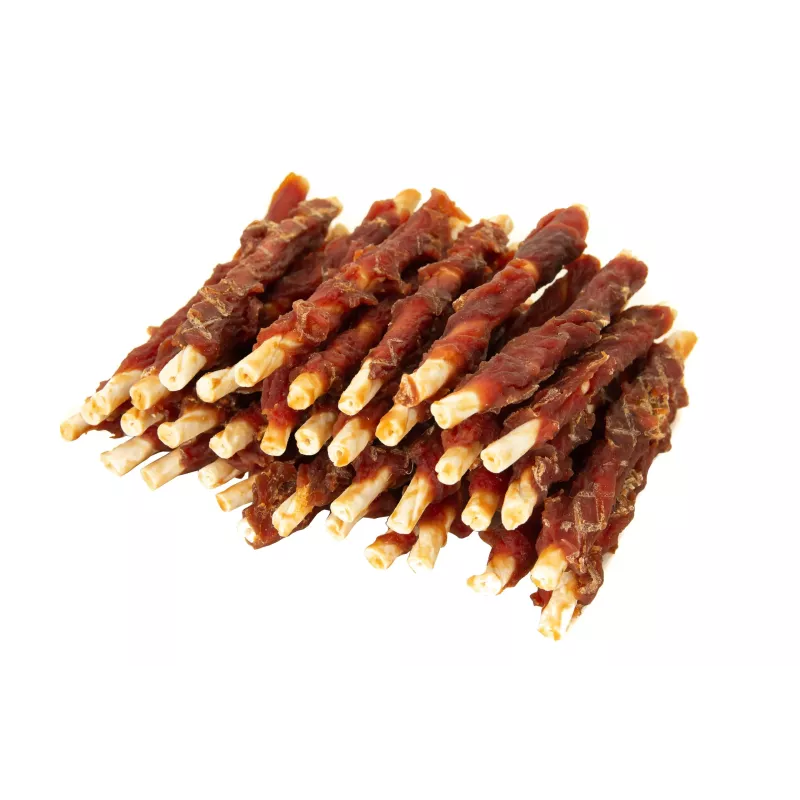 Mięsołaki Pałeczki owinięte mięsem z kaczki 80g | REKSIOZOO