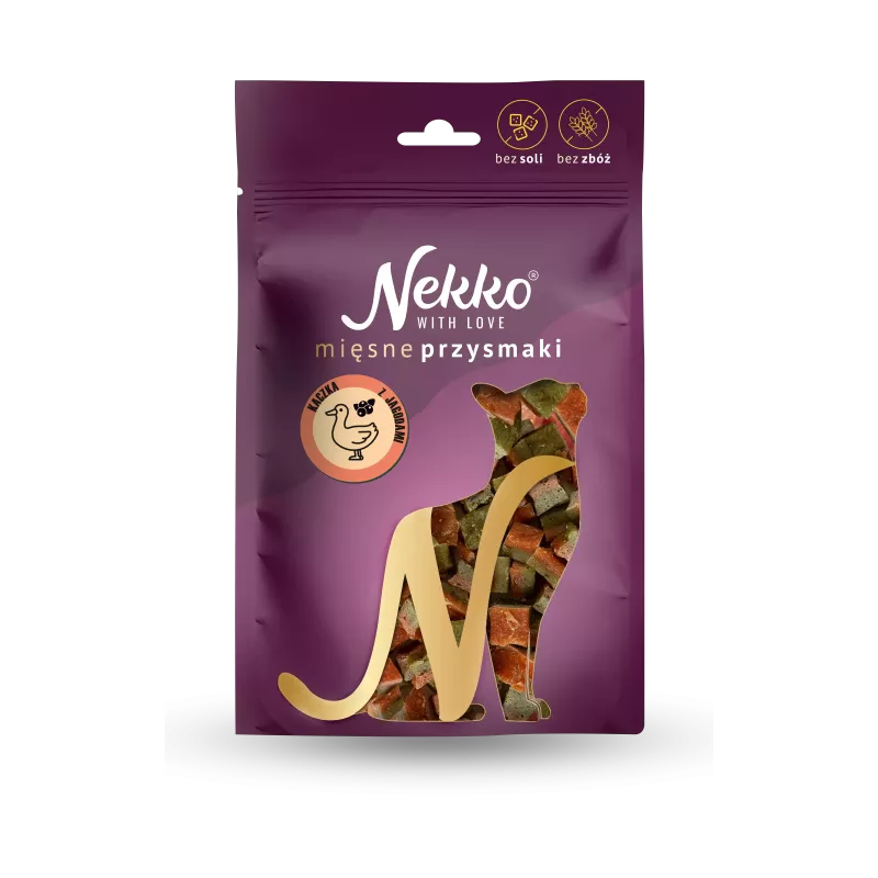nekko przysmak dla kota kaczka jagody