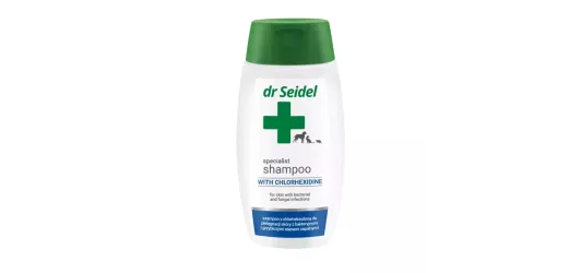 Dr Seidel – Szampon z chlorheksydyną, płyn do uszu i skuteczne spraye dla psów i kotów